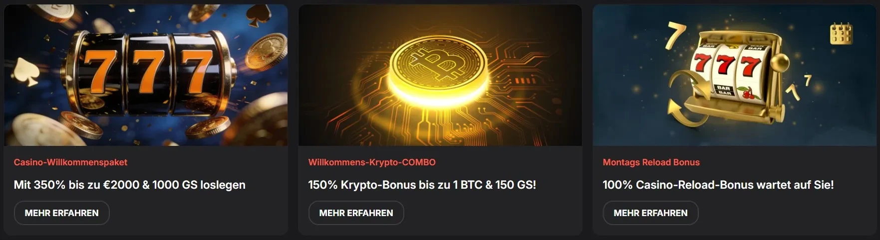 Boni und Aktionen